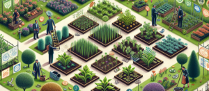 Financial garden of Regulation D illustrating investment growth and nurturing through Rule 506b, 506c, and 504 offerings.