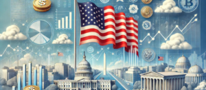 Parallax image featuring the Washington, D.C. flag, financial elements, and landmarks like the Capitol and White House, highlighting syndication, PPM, and syndication attorney topics.