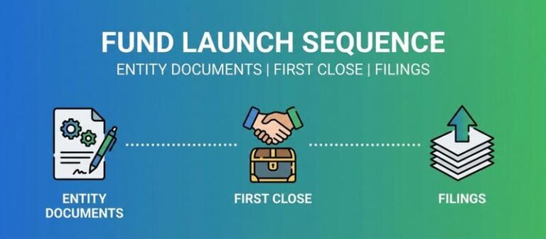 Fund Launch Sequence: Entity, Documents, First Close, and Filings